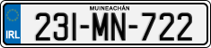 License plate of Ireland, Regular plates
