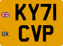 License plate of the United Kingdom, 2001 year system