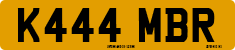 License plate of the United Kingdom, 1983 year system