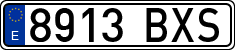 License plates of Spain, Ordinary (2000)