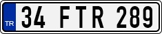 License plate of Turkey, Regular plates
