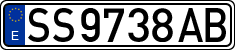 License plates of Spain, 1971 year series