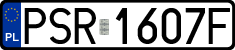 License plates of Poland, Regular car plates