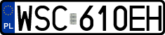 License plates of Poland, Regular car plates