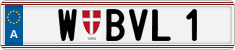 License plate of Austria, Vanity Plates