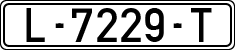 License plates of Spain, 1971 year series