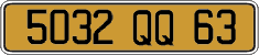 French license plate, FNI