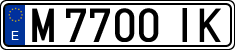 License plates of Spain, 1971 year series