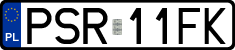 License plates of Poland, Regular car plates