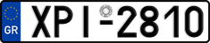 License plate of Greece, Cars