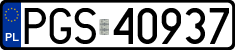 License plates of Poland, Regular car plates