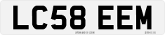 License plate of the United Kingdom, 2001 year system