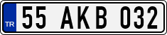 License plate of Turkey, Regular plates