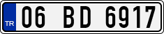 License plate of Turkey, Regular plates