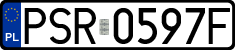 License plates of Poland, Regular car plates