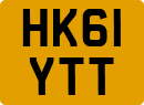 License plate of the United Kingdom, 2001 year system