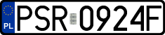 License plates of Poland, Regular car plates