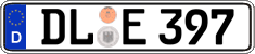 German license plate, Regular plates