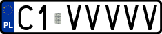 License plates of Poland, Vanity Plates
