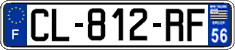 French license plate, SIV (ordinary)