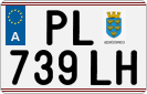 License plate of Austria, Regular plates