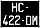 French license plate, SIV (oldtimers)