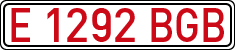 License plates of Spain, Specialty plates