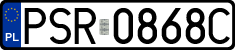 License plates of Poland, Regular car plates