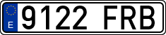 License plates of Spain, Ordinary (2000)