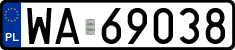 License plates of Poland, Regular car plates