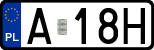 License plates of Poland, Regular car plates