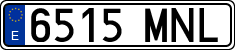 License plates of Spain, Ordinary (2000)