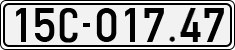 License plate of Vietnam, Cars