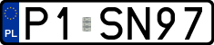 License plates of Poland, Vanity Plates