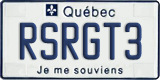 Quebec, Vanity Plates