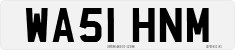 License plate of the United Kingdom, 2001 year system