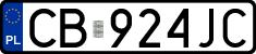 License plates of Poland, Regular car plates