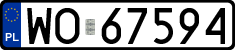 License plates of Poland, Regular car plates