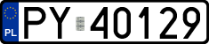 License plates of Poland, Regular car plates