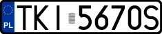 License plates of Poland, Regular car plates