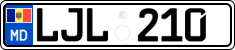 License plate of Moldova, Cars (2015)
