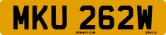 License plate of the United Kingdom, 1963 year system