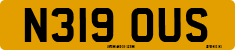 License plate of the United Kingdom, 1983 year system