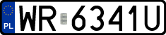 License plates of Poland, Regular car plates