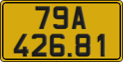 License plate of Vietnam, Commercial vehicles