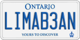 Ontario, Vanity Plates