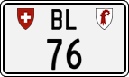 License plate of Switzerland, Cars