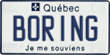 Quebec, Vanity Plates