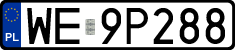 License plates of Poland, Regular car plates