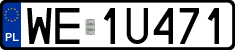 License plates of Poland, Regular car plates